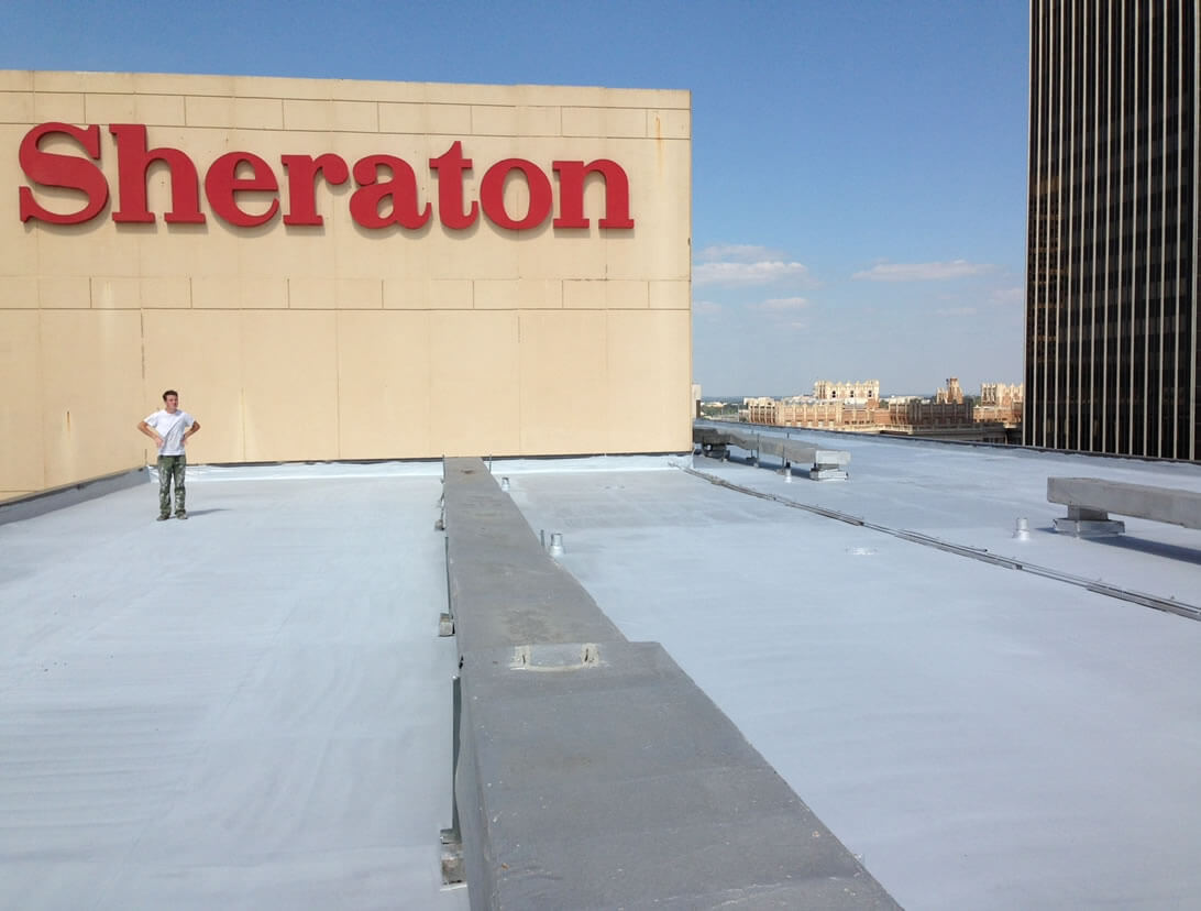 After Roof Coatings - Sheraton