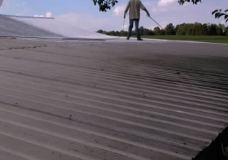 Before Roof Coating Before Roof Coating